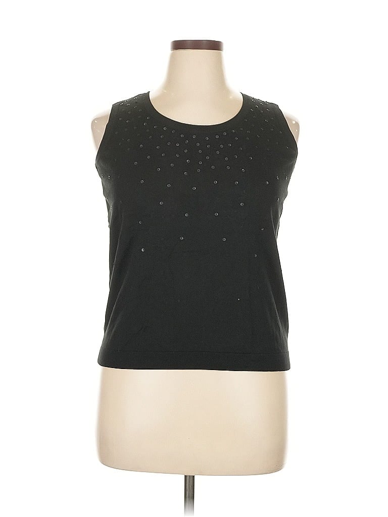 Pre-owned Talbots Cardigan Sweater In Black