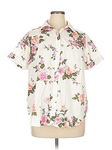 Roaman's Short Sleeve Blouse (view 1)