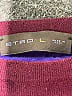 ETRO 100% Cashmere Color Block Brown Burgundy Cashmere Pullover Sweater Size L - photo 7