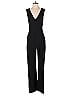 Chelsea28 Solid Black Jumpsuit Size 8 - photo 1
