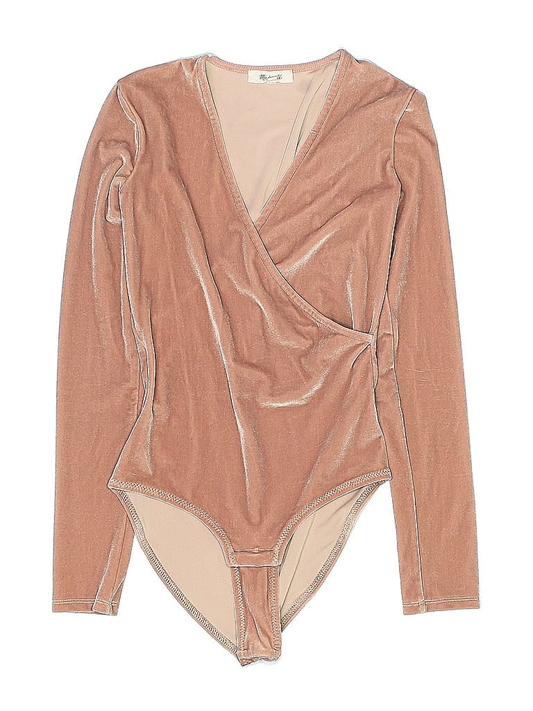 Pre-owned Madewell Bodysuit In Brown