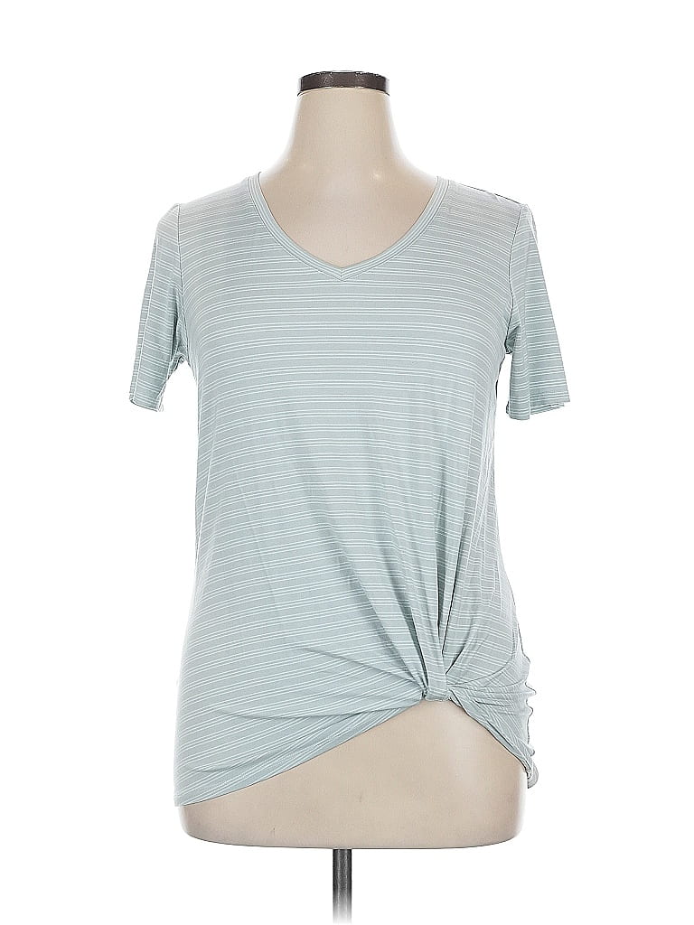 Pre-owned Matty M Short Sleeve T-shirt In Blue