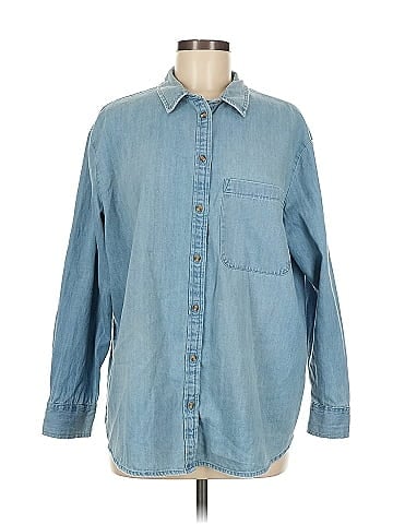 Aerie Long Sleeve Button-Down Shirt (view 1)