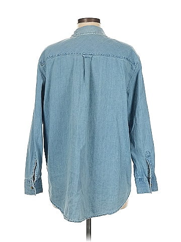 Aerie Long Sleeve Button-Down Shirt (view 2)