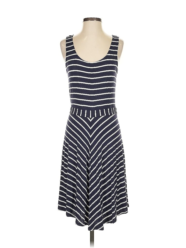 Pre-owned Ann Taylor Loft Outlet Casual Dress In Blue