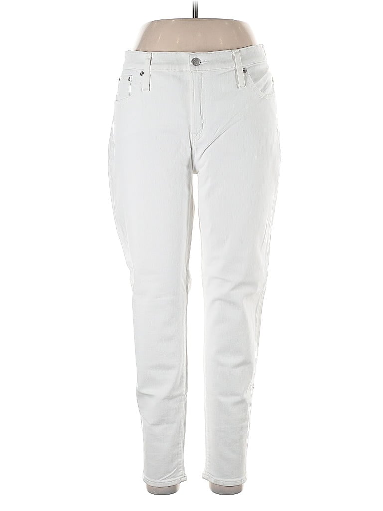 Pre-owned J.crew Factory Store Casual Pants In White