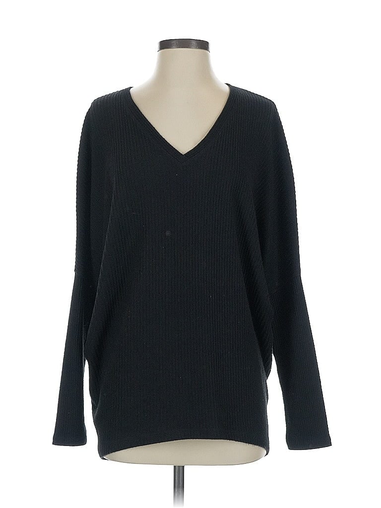 Pre-owned White House Black Market Pullover Sweater In Black