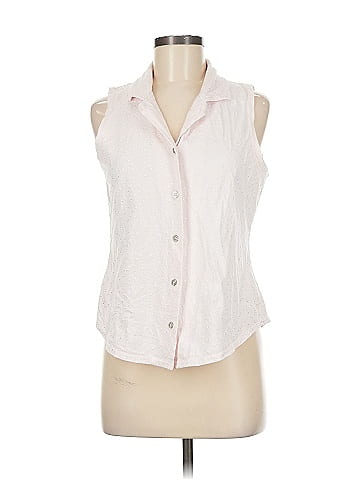 Croft & Barrow Sleeveless Button-Down Shirt (view 1)