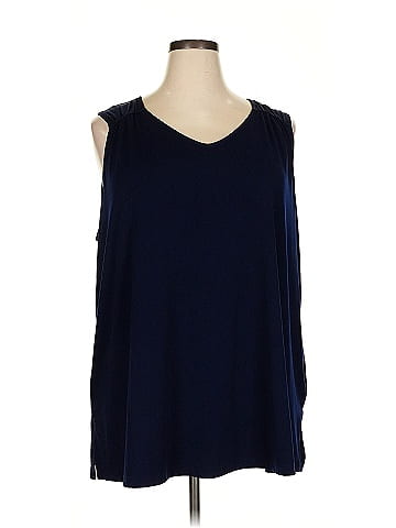 Susan Graver Sleeveless T-Shirt (view 1)