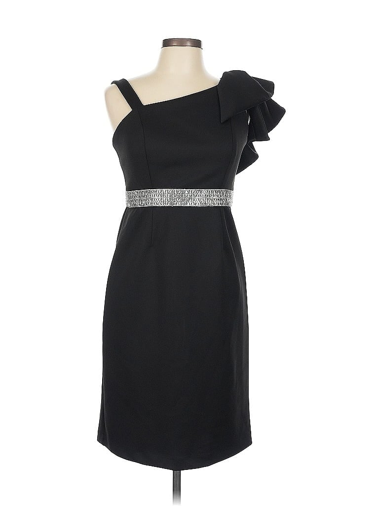 Pre-owned R & M Richards Cocktail Dress In Black