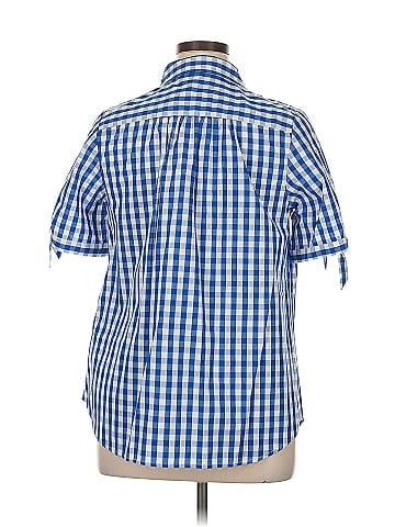 Roaman's Short Sleeve Button-Down Shirt (view 2)