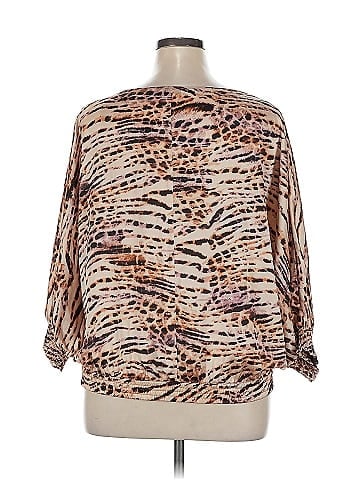 Naked Zebra 3/4 Sleeve Blouse (view 2)
