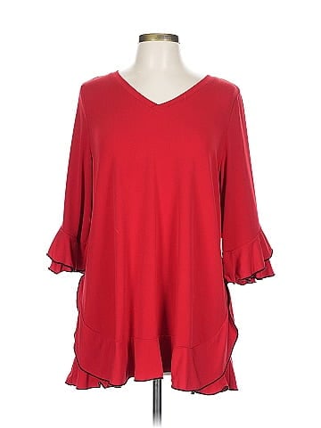 I.C. By Connie K 3/4 Sleeve Top (view 1)