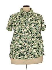 Woman Within Short Sleeve Blouse