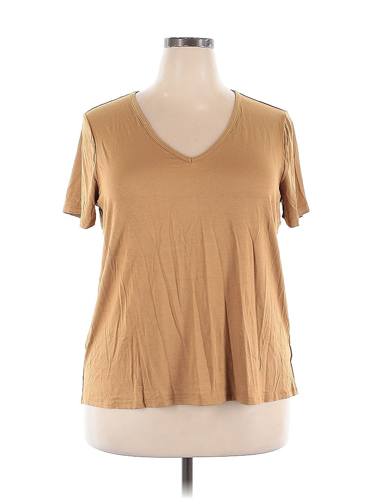 Pre-owned Old Navy Short Sleeve T-shirt In Brown