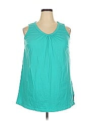 Woman Within Sleeveless T Shirt