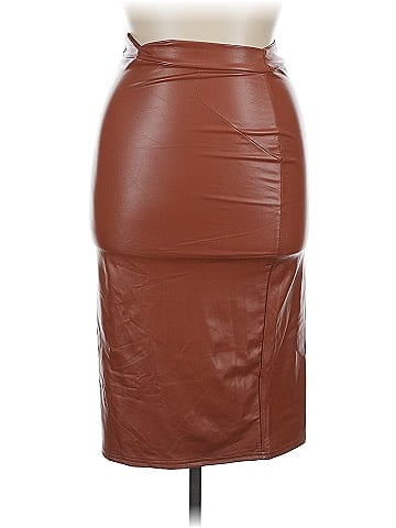 Unbranded Faux Leather Skirt (view 1)