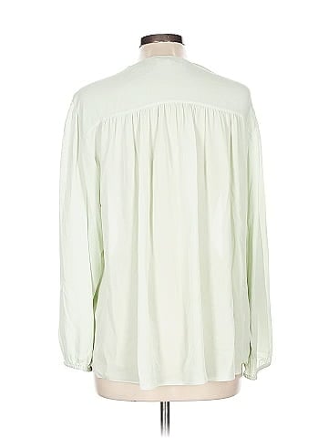 Vince. 3/4 Sleeve Silk Top (view 2)