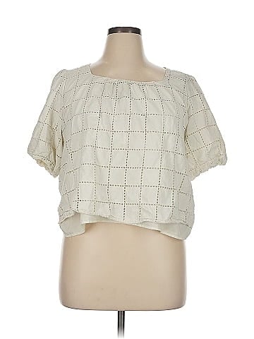 MELLODAY Short Sleeve Blouse (view 1)