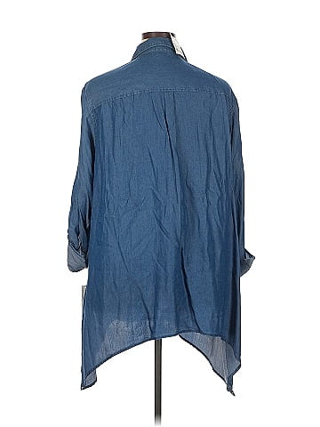 Zac & Rachel 3/4 Sleeve Button-Down Shirt (view 2)