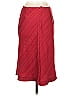 Armani Exchange 100% Silk Chevron-herringbone Red Silk Skirt Size 2 - photo 2