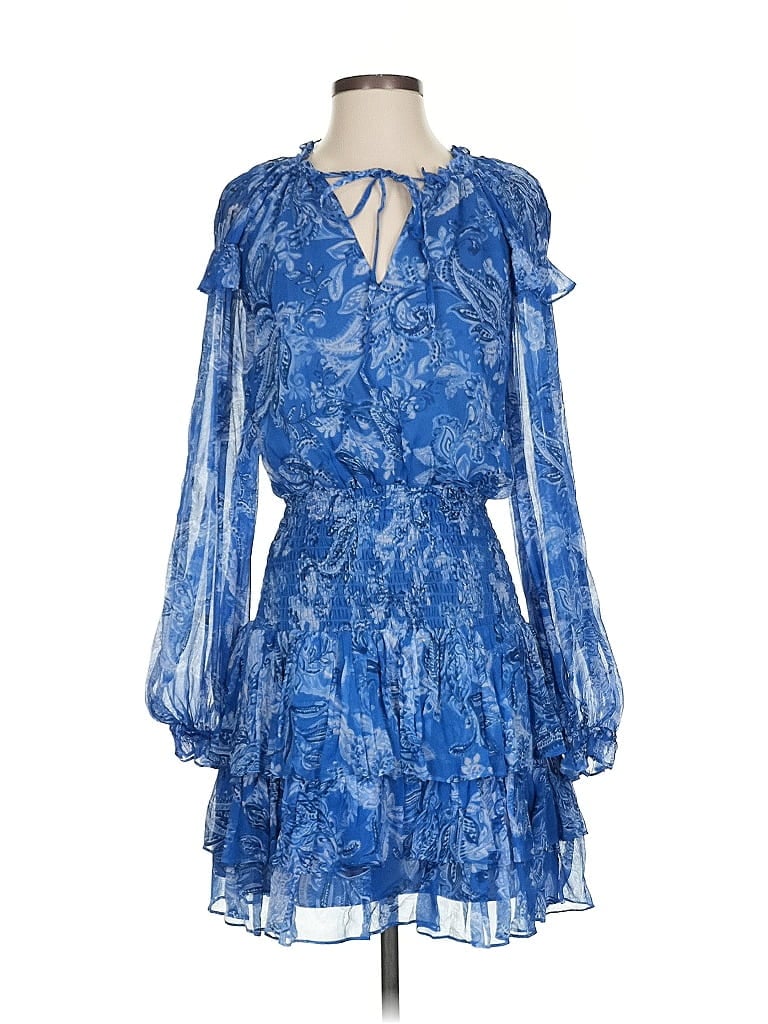 Pre-owned Gilner Farrar Cocktail Dress In Blue
