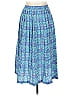 Breli Originals 100% Polyester Print Blue Blue Paisley Casual Skirt Delight Size 12