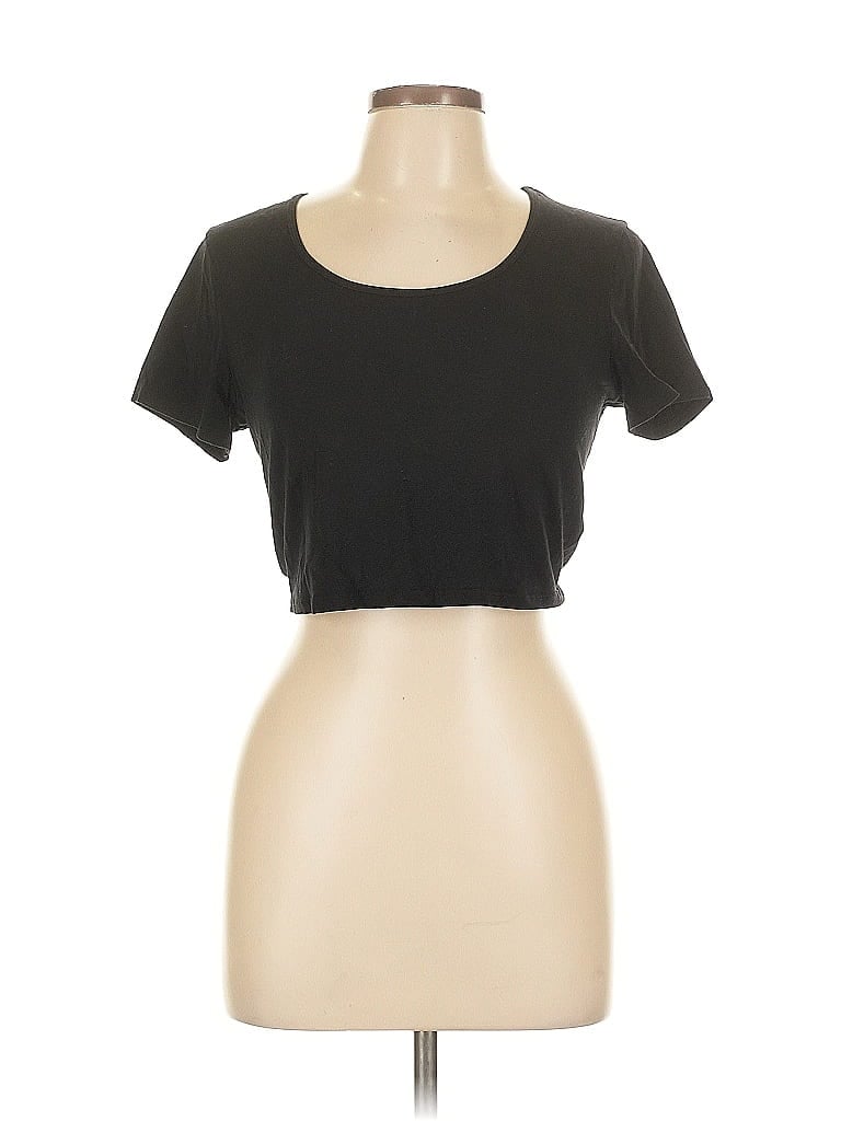 Pre-owned Express Short Sleeve T-shirt In Black