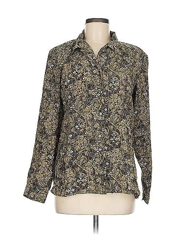 DonnKenny Classics Vintage Brown Paisley Print Shirt (view 1)
