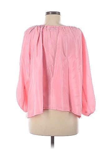 Trina Turk 3/4 Sleeve Silk Top (view 2)