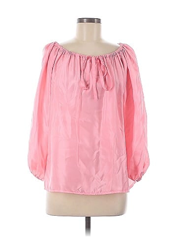 Trina Turk 3/4 Sleeve Silk Top (view 1)