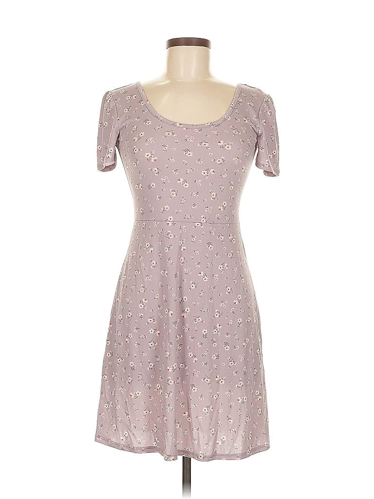 Pre-owned La La Land Creative Co Casual Dress In Gray