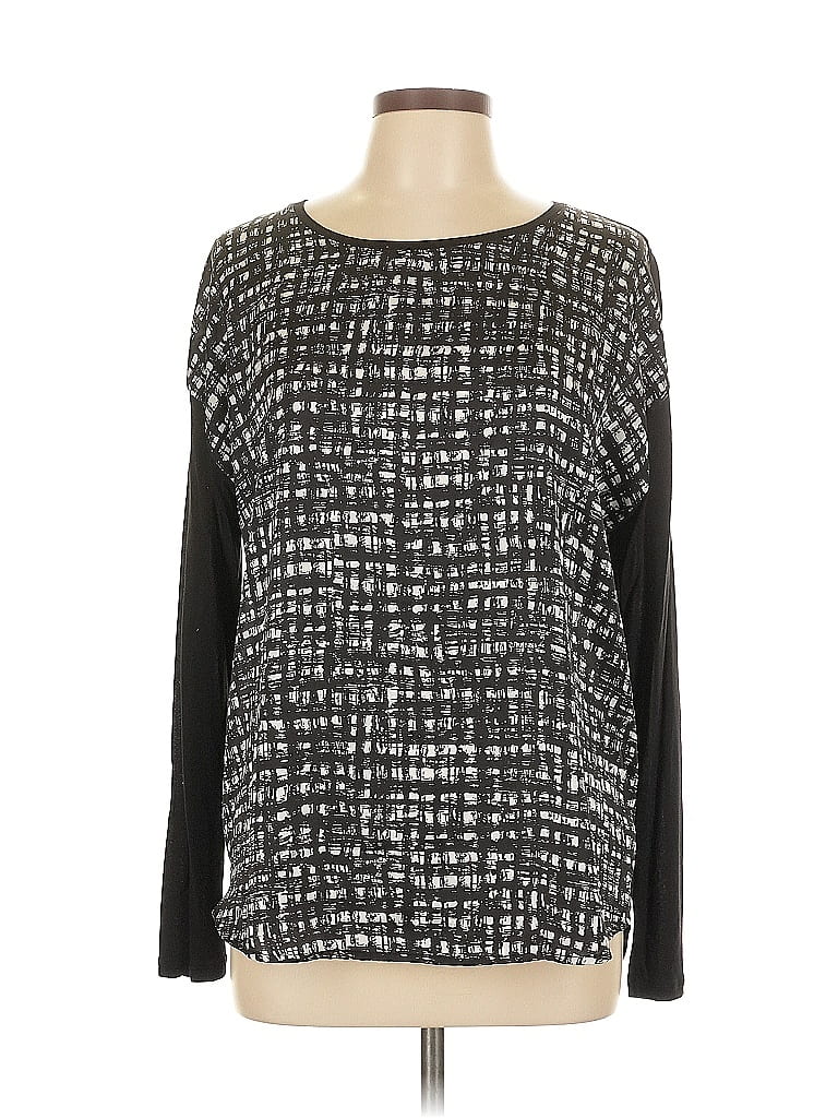 Pre-owned Michael Michael Kors Long Sleeve Blouse In Black