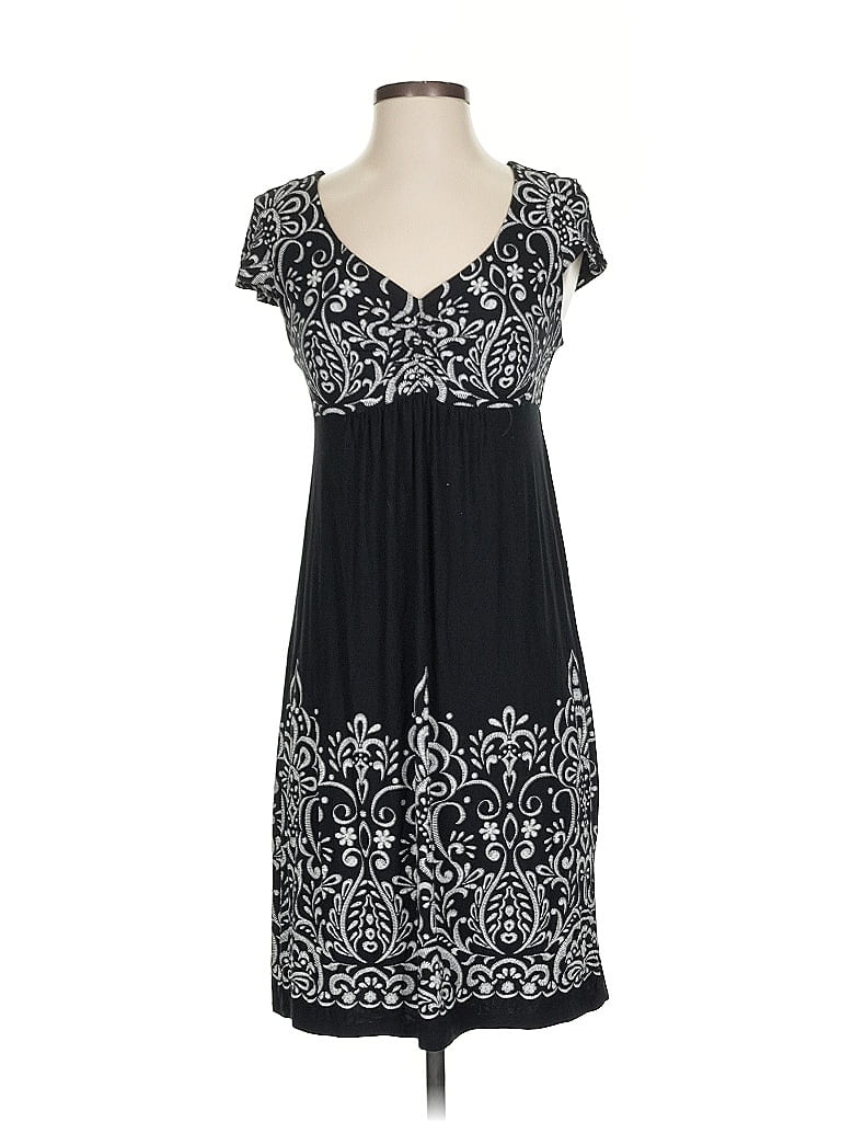 Soma Paisley Black Casual Dress Size S - photo 1