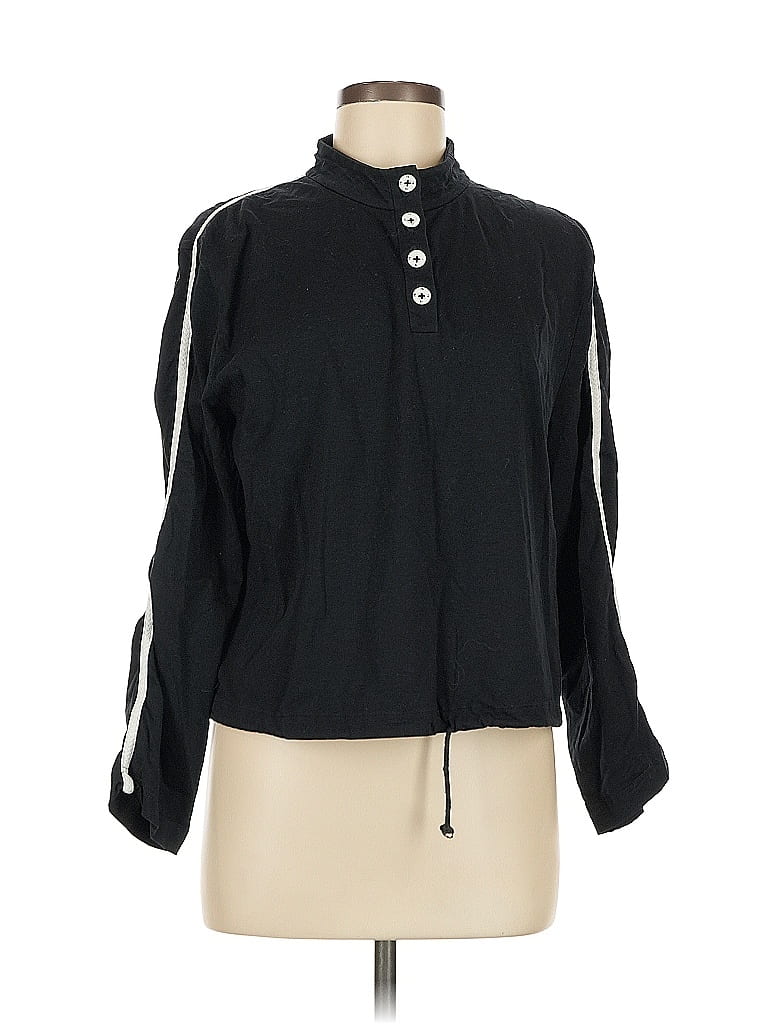 St. John Sport Black 3/4 Sleeve Blouse Size M - photo 1