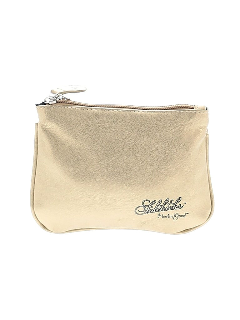 Pre-owned Assorted Brands Makeup Bag In Gold