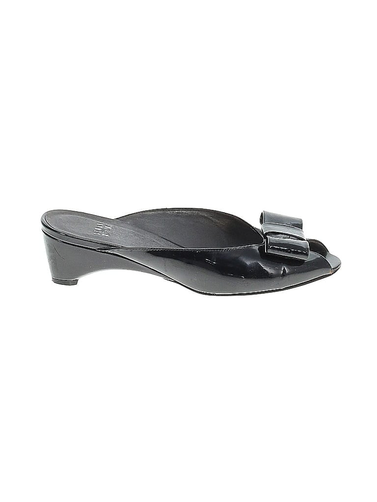 Stuart Weitzman Black Mule/Clog Size 6 1/2 - photo 1