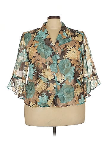 Sag Harbor 3/4 Sleeve Blouse (view 1)