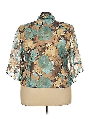 Sag Harbor 3/4 Sleeve Blouse (view 2)