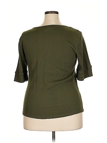 a.n.a. A New Approach 3/4 Sleeve T-Shirt (view 2)