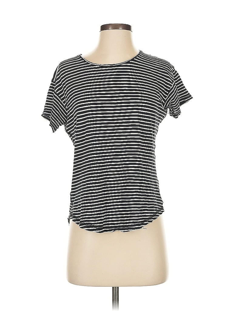 Pre-owned Madewell Short Sleeve T-shirt In Black