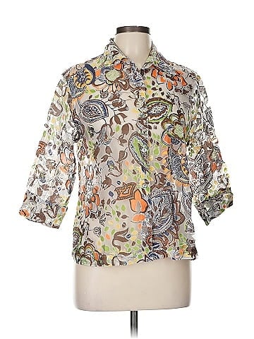 Choices Bohemian Paisley Button-Down Shirt (view 1)