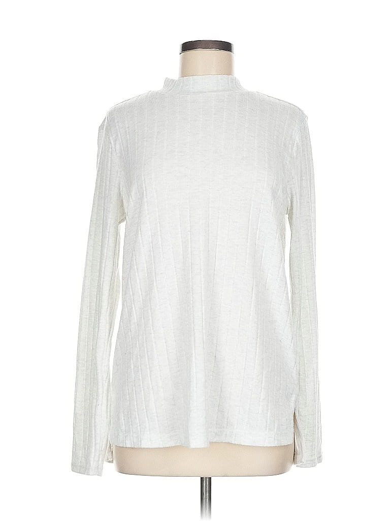 Pre-owned Matty M Turtleneck Sweater In Silver