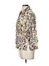 Choices Print Silver Bohemian Paisley Button-Down Shirt Size M - photo 4