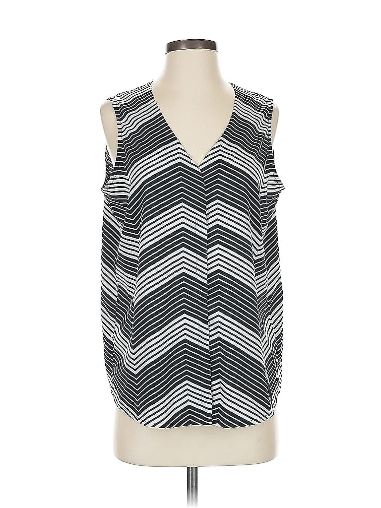 Pre-owned Banana Republic Factory Store Sleeveless Blouse In Silver