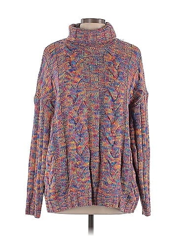 Main Strip Turtleneck Sweater (view 1)