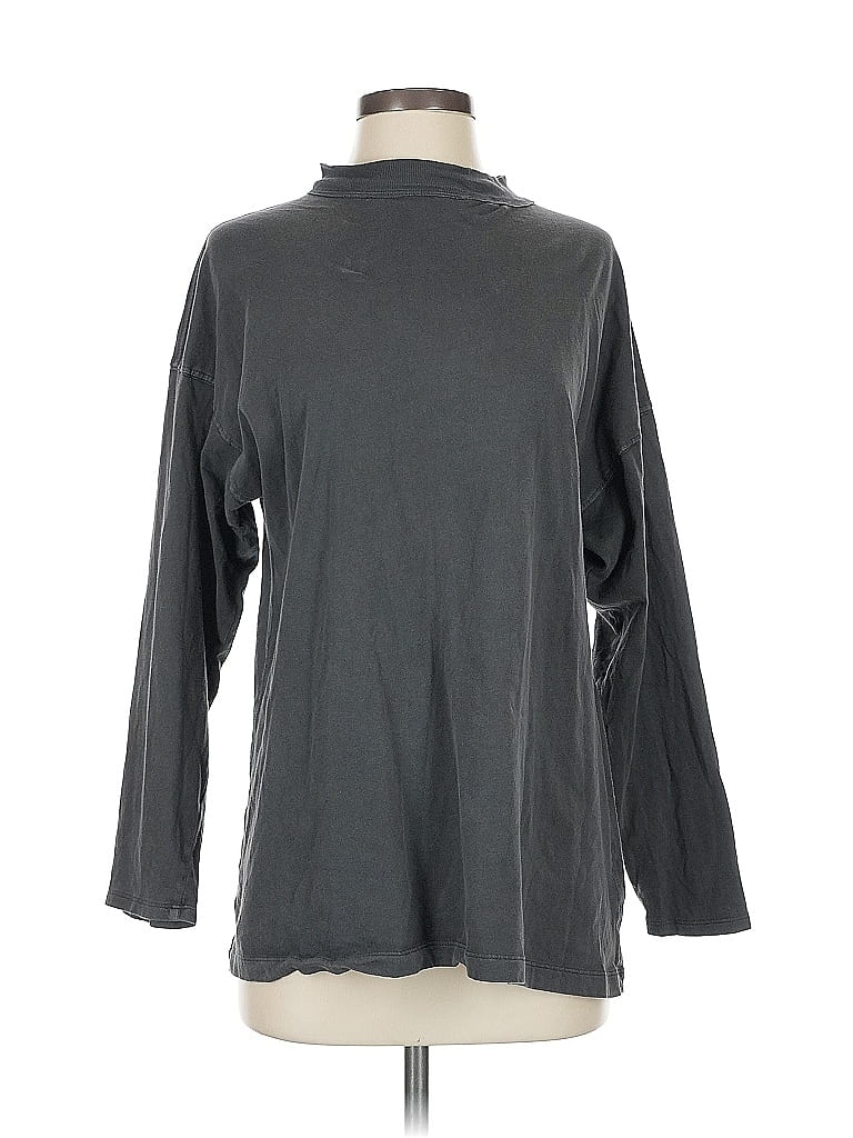 We the Free 100% Cotton Gray Long Sleeve Turtleneck Size XS - photo 1