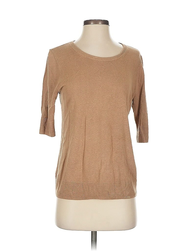 Pre-owned J.crew Factory Store Pullover Sweater In Brown