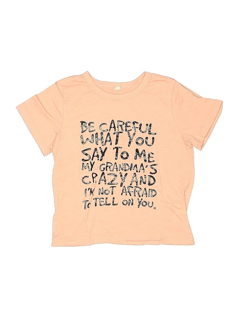 Pre-owned Unbranded Kids' Short Sleeve T-shirt In Pink