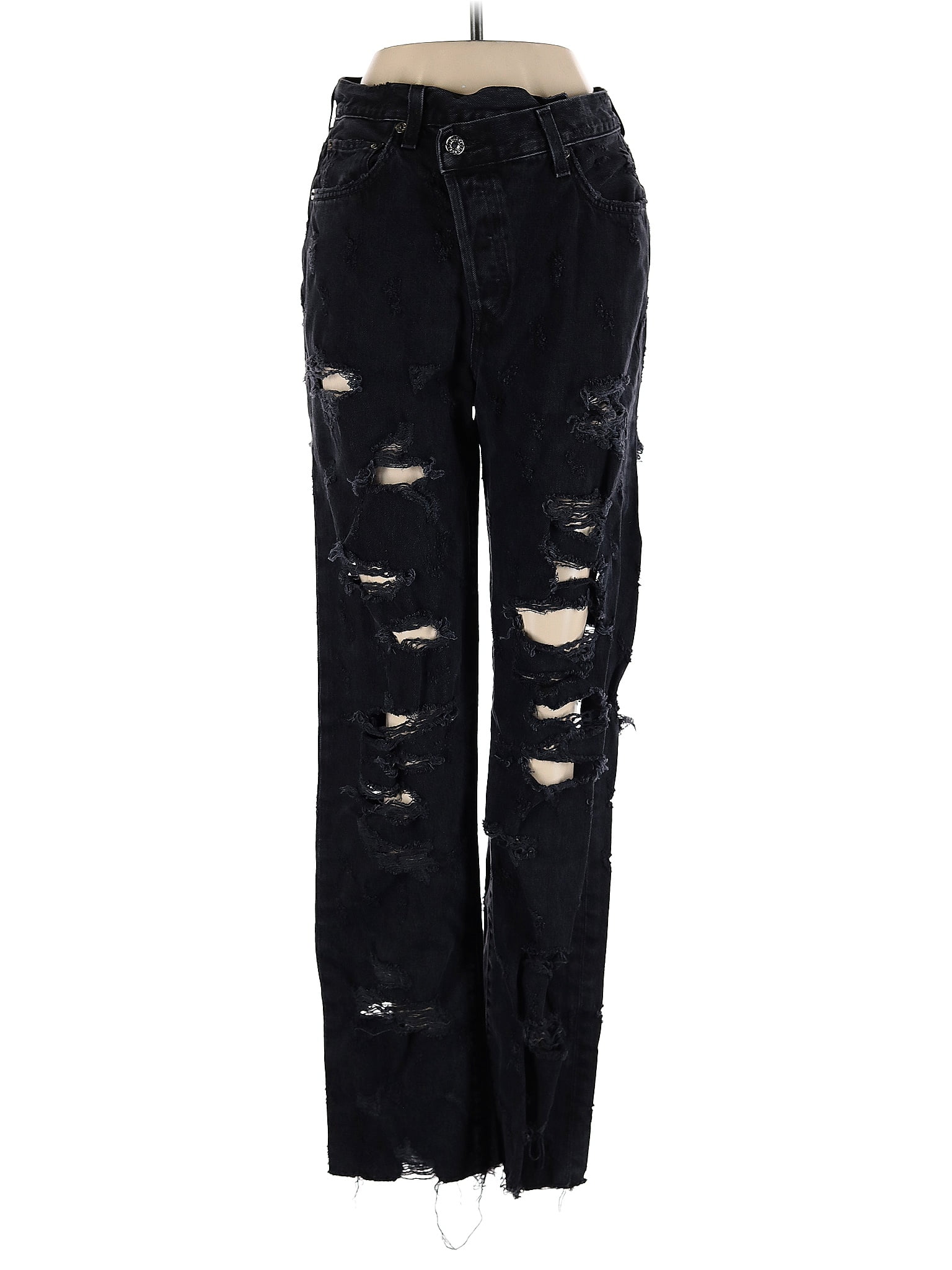 AGOLDE 100% Cotton Black Jeans Size 26 waist